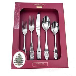 Spode CHRISTMAS TREE 20 Piece Flatware Set - Service for 4